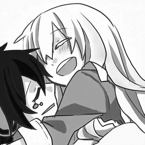 黑白漫画风动漫情头值得保存