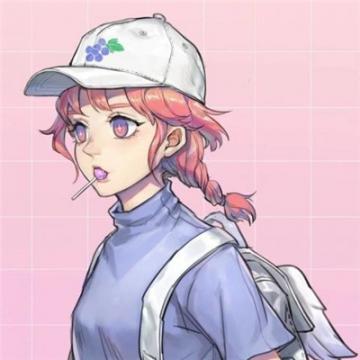 微信头像女生简单大方手绘2019不谈感情我们都很快乐
