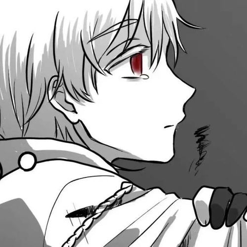 黑白系动漫男头超正的哟