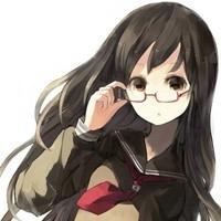 求黑头发黑眼睛戴眼镜的动漫女生