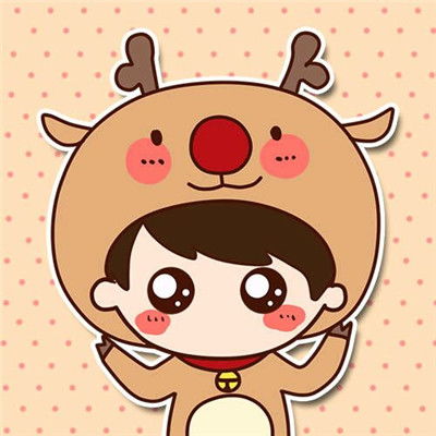 可爱创意圣诞情侣头像超萌小红帽圣诞头像