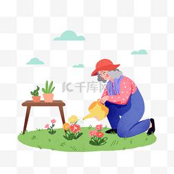 卡通种花图片卡通种花图片素材免费下载千库网