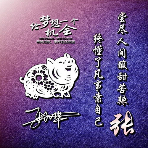 用你的名字做微信头像最新十二生肖签名头像设计,喜欢请带走
