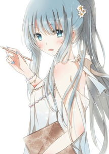 初音未来不扎马尾辫图片