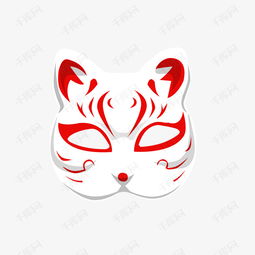 日本面具卡通插画素材图片免费下载千库网