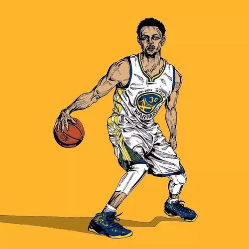 知名插画师作品高清无码nba照片,用来当头像简直完美