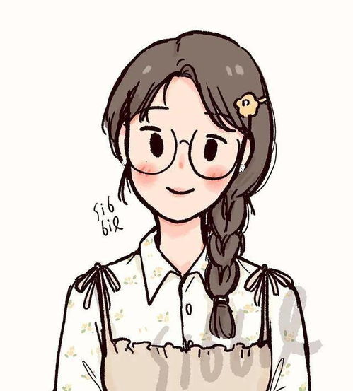 适合做头像的可爱女生插画,其实也可以自己动手试试哦
