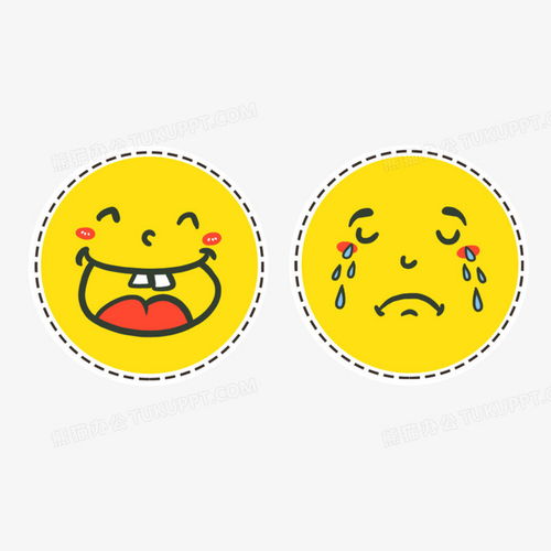 卡通手绘哭脸笑脸元素png图片素材下载笑脸png熊猫办公