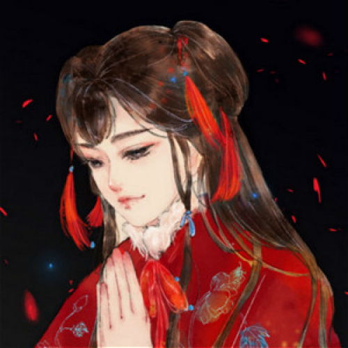 求古风的情侣头像,一男一女分开的,要动漫的