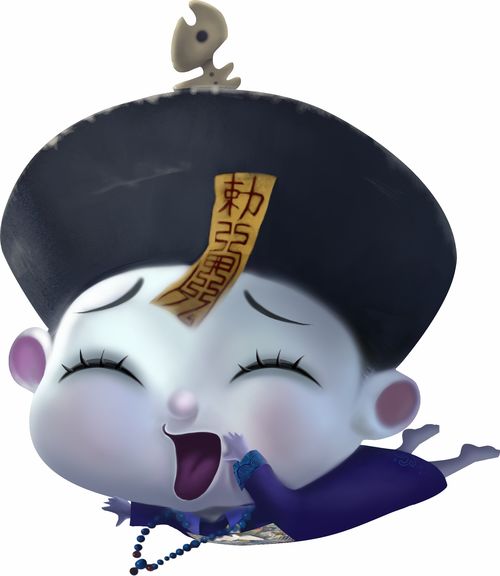 僵尸小僵尸可爱中国风僵小鱼创意壁纸卖萌萌萌的僵尸高清桌面小清新呆萌小僵尸头像二维版大眼萌手绘僵小鱼表情包