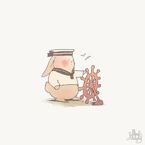 二次元推图君的相册mindmelody的动物插画作品joojeefriends