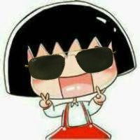 戴墨镜剪刀手卡通头像微信头像图片大全
