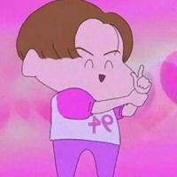 粉红色男生卡通头像呆萌微信头像图片大全