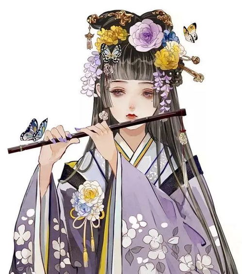 插画美人如玉,一颦一笑令人神魂颠倒