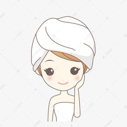 卡通手绘女spa美容设计素材图片免费下载千库网