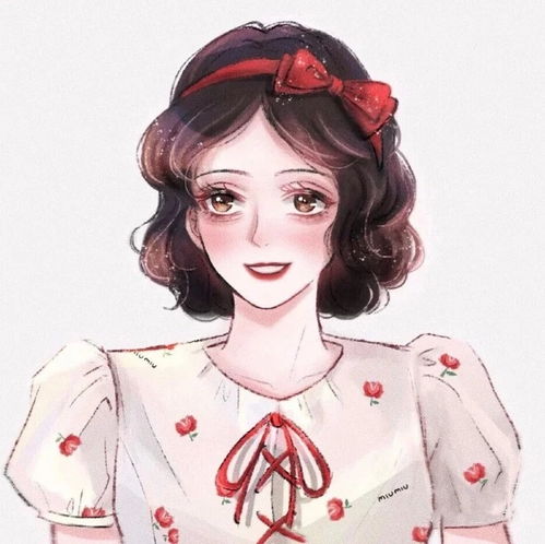 女生头像迪士尼在逃公主手绘动漫女头