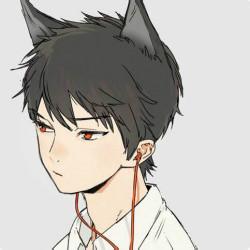 插画男生头像