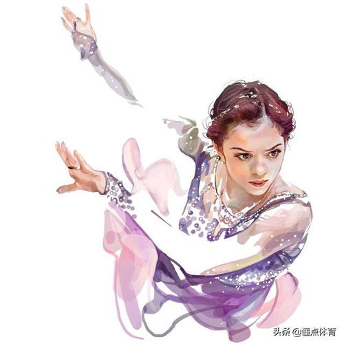 花样滑冰中的美少女梅德韦杰娃