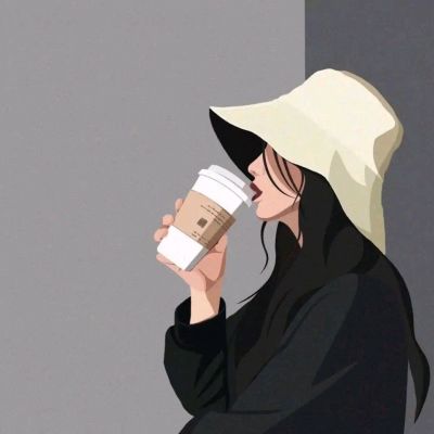 极简小清爽手绘动漫卡通情头头像