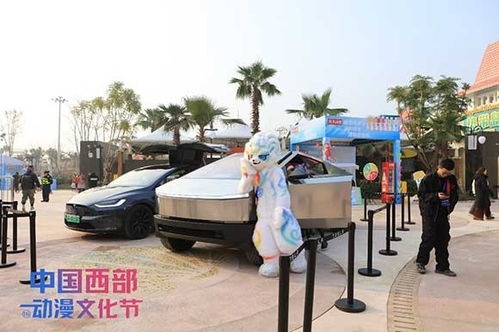 特斯拉赛博越野旅行车亮相第十六届中国西部动漫文化节,特斯拉引领山城纯电出行