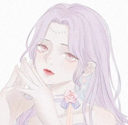 最近很火的浅色系动漫女生头像