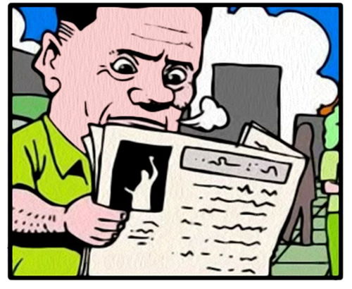 恶搞漫画打群架的超人