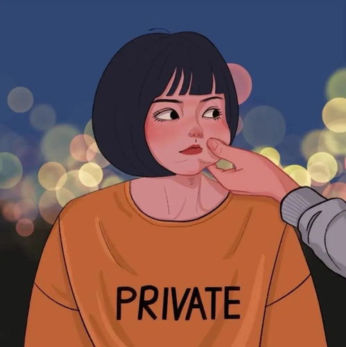 好看的休闲运动风手绘情头