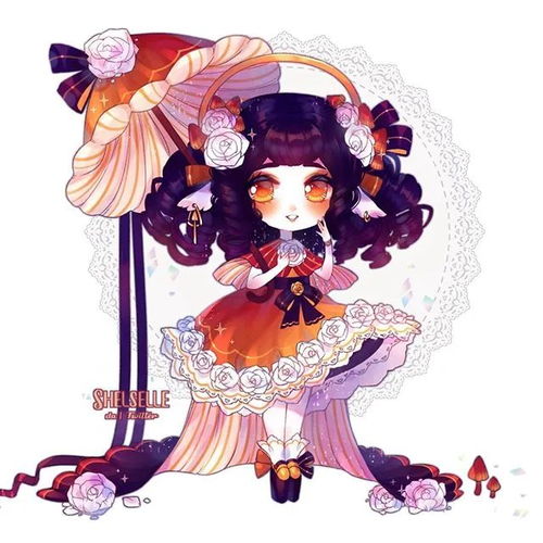 cg原画插画教程q版洛丽塔风格动漫女生人物插画
