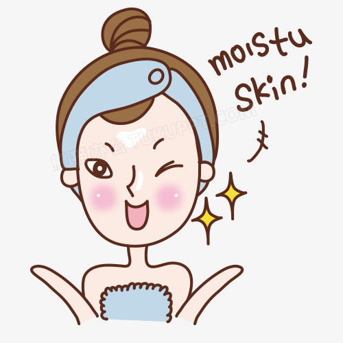 卡通女孩没用健康美容手法按摩面膜美妆png图片素材免费下载美容png500500像素熊猫办公