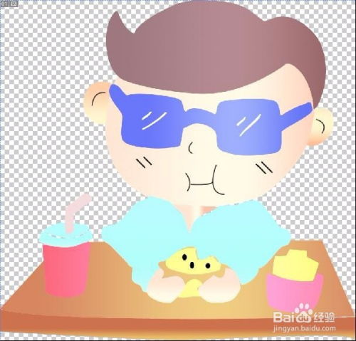 卡通头像早餐宝宝设计