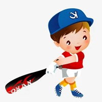 棒球运动头像卡通棒球运动项目头像