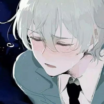 抑郁动漫少年头像