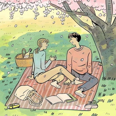 漫画情侣头像,全部是个性好看的手绘漫画系的