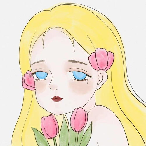 可爱动漫闺蜜头像