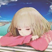 求动漫女孩睡觉的图片