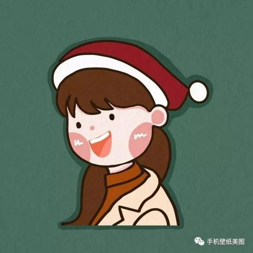 圣诞头像情侣,圣诞帽头像大全,圣诞小红帽头像