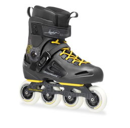 rollerblade罗勒布雷德轮滑鞋成人街区轮滑鞋fusiongm黑色黄色285