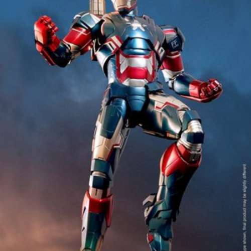 hottoys铁甲奇侠ironman6th爱国者ironpatriot半合金人偶fullset