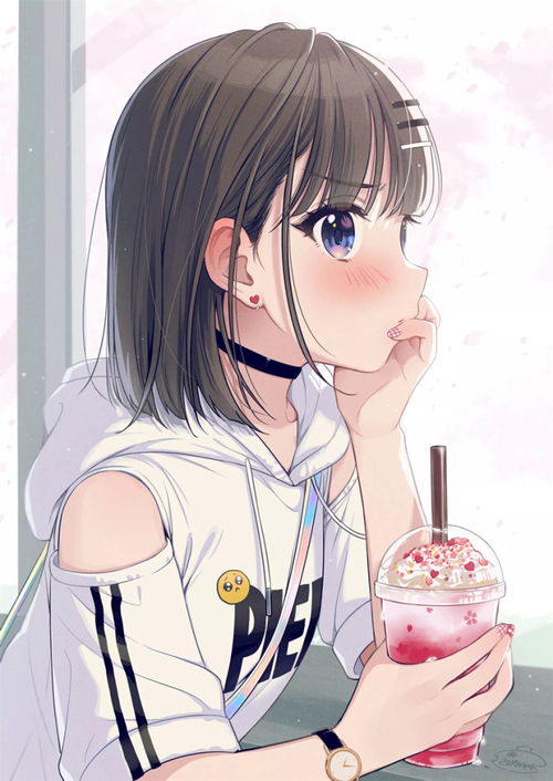 高清美少女动漫美图心之所想,久久念你