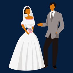 扁平矢量西式婚礼上的新人图片素材其他格式下载动漫人物大全