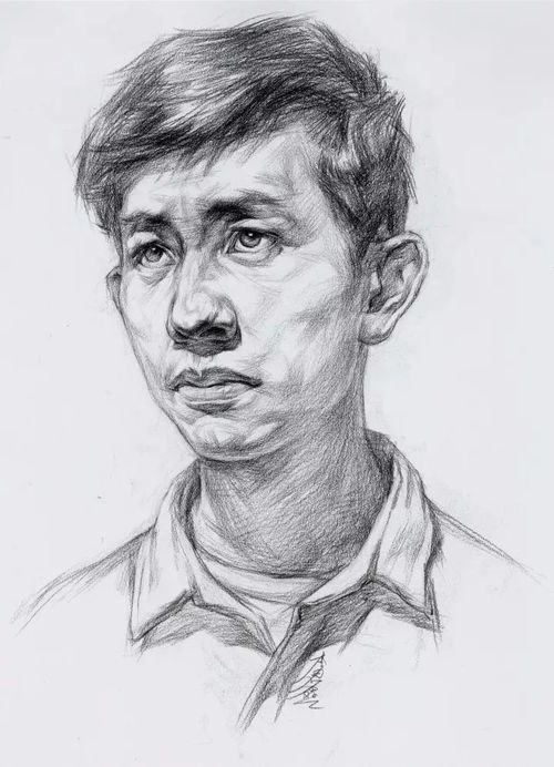 素描头像结构画法,优秀范画和作图步骤这里都有