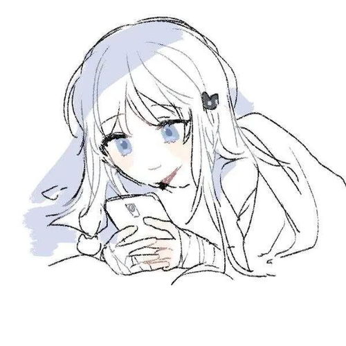 动漫女头可盐可甜的小众插画系列女生头像
