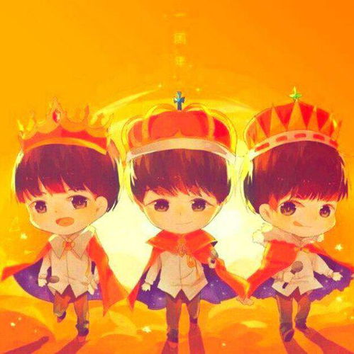 tfboys动漫图片星空下的约定