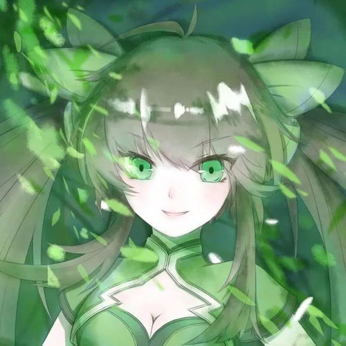 清新绿色森系女头那些适合用很久不换的网名合集