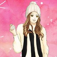 个性范卡通头像做个明媚的开心女子