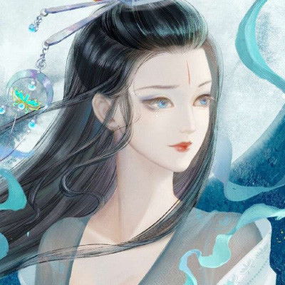 优质古风女头那盏灯会亮起