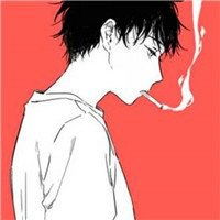 抽烟的情侣头像动漫微信头像图片大全