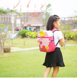 洋湖轩榭26岁卡通儿童书包动物造型幼儿园书包可爱小学生书包护脊减负a