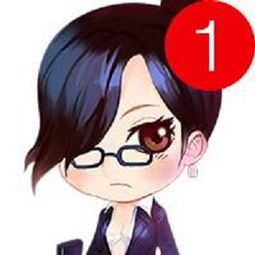 卡通女生带1强迫症微信头像