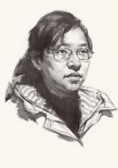 万松岭素描教程美术联考素描头像高分卷得分解析